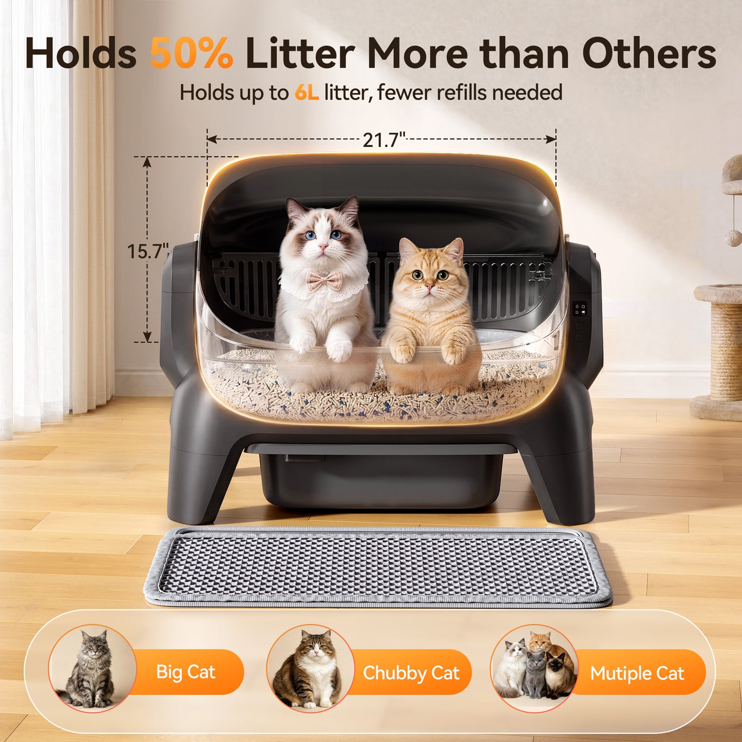 Meowant Self-Cleaning Cat Litter Box –SC10 (Pre-Order Ships in 20-30 Days)