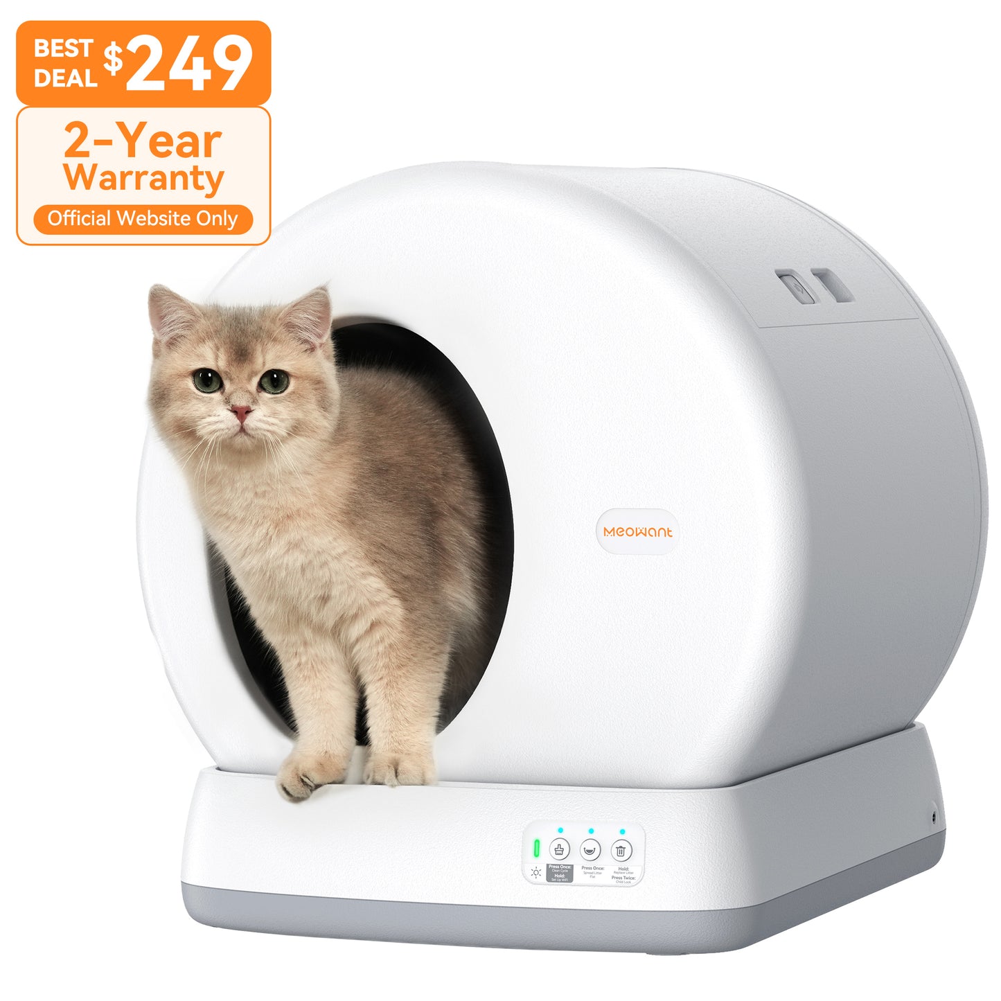 Meowant Self-Cleaning Cat Litter Box - MW-SC01