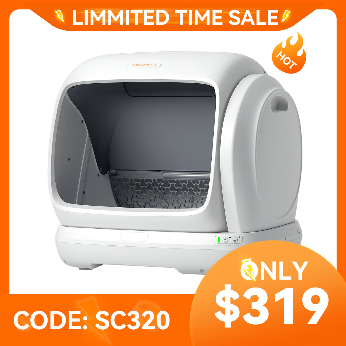 Meowant Self-Cleaning Cat Litter Box – MW-SC09