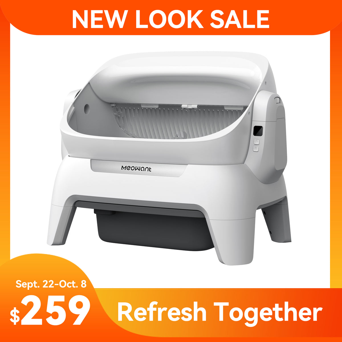 Meowant Self-Cleaning Cat Litter Box – MW-SC10
