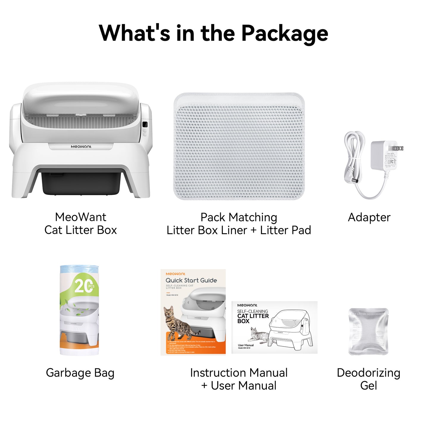 Meowant Self-Cleaning Cat Litter Box – MW-SC10