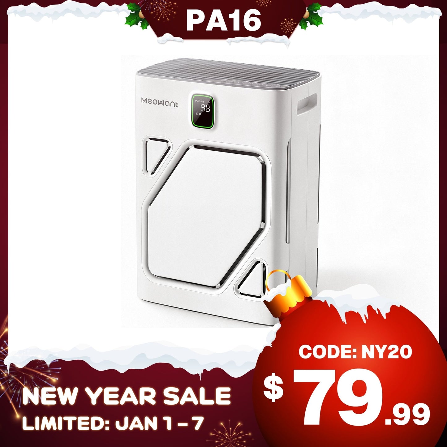 Meowant Pet Air Purifier - MW - PA16 - Meowant