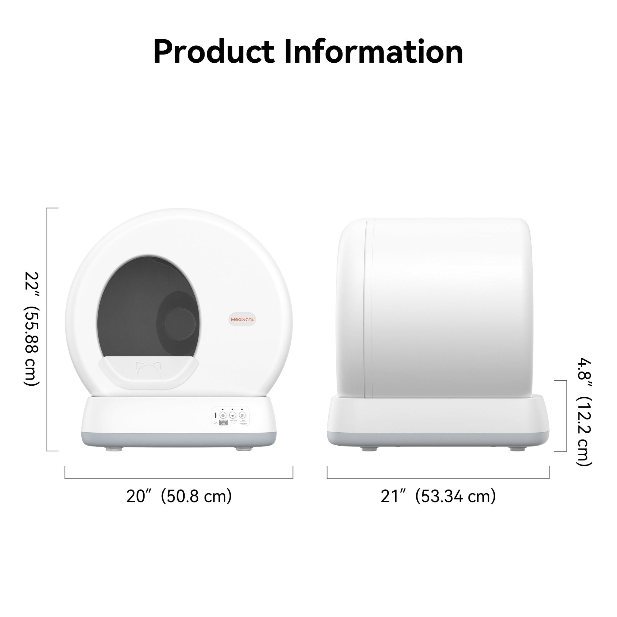 Meowant Self - Cleaning Cat Litter Box - MW - SC01 - Meowant