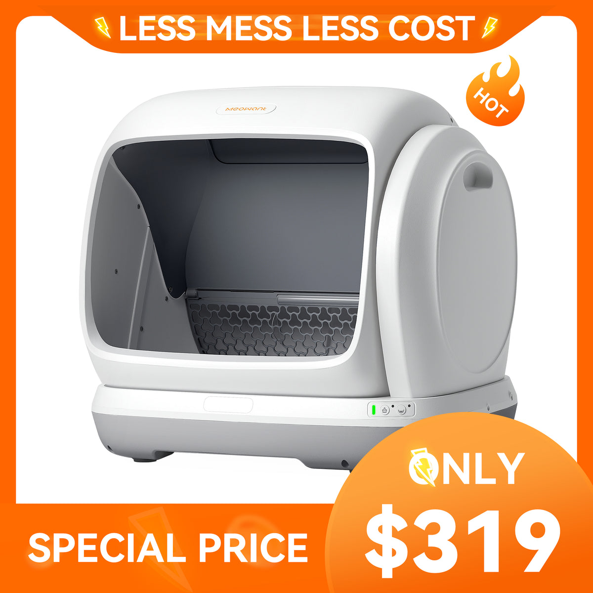 Meowant Self-Cleaning Cat Litter Box – MW-SC09