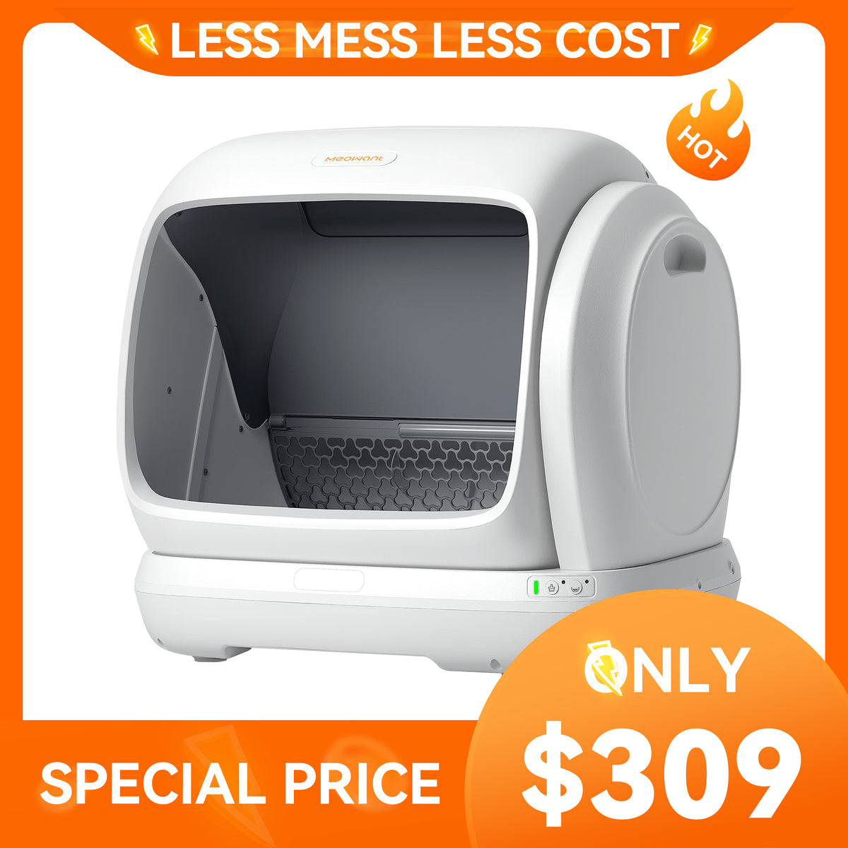 Meowant Self-Cleaning Cat Litter Box – MW-SC09