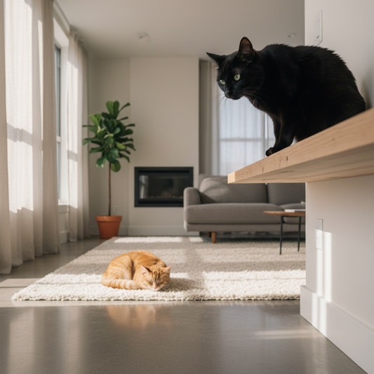 Strategic Hydration: Placing Water Sources to Prevent Multi-Cat Tension