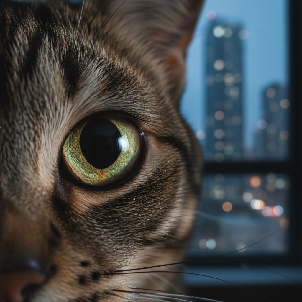 Blue Light and Whiskers: Urban Lighting and Feline Sleep