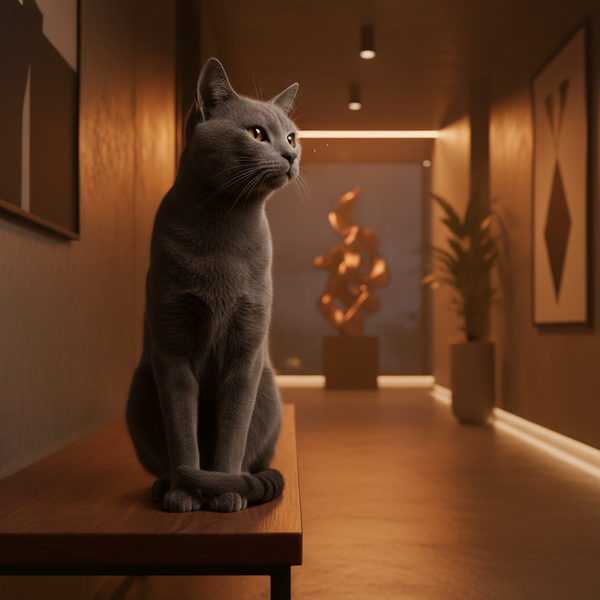 The Look-Out Post: Why Cats Monitor Hallways While You Sleep