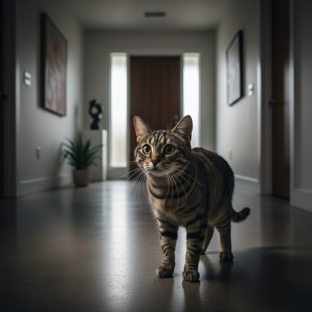 Urban Night Silence: Managing Apartment Noises for a Stressed New Cat