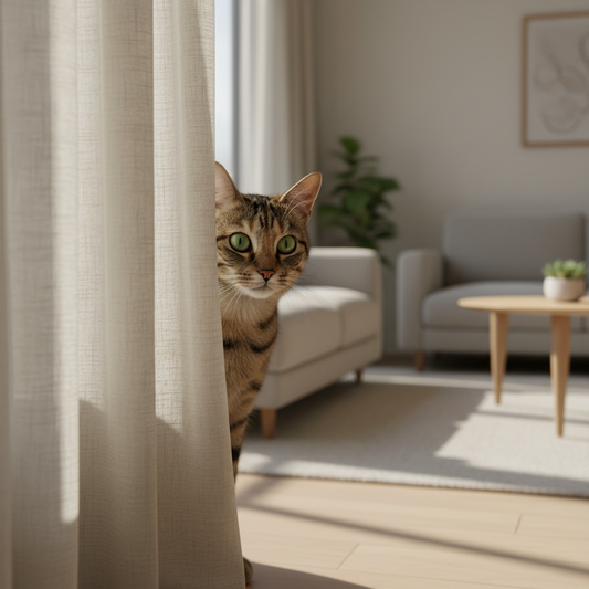 Hands-Off Comfort: Calming an Anxious New Cat Without Forcing Contact