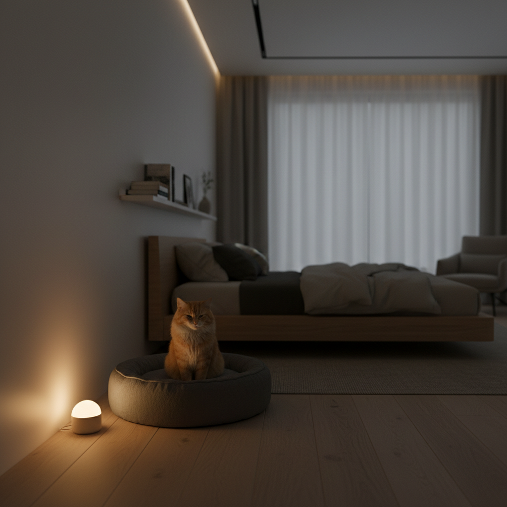Dark-Mode Safety: Lighting the Way for Your Cat’s First Night