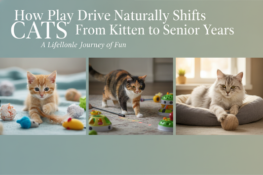 How Play Drive Naturally Shifts From Kitten to Senior Years