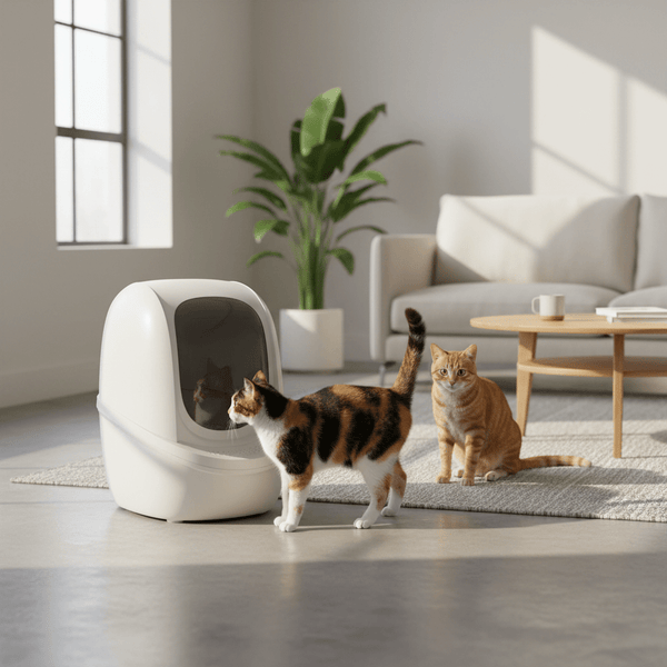 Are Auto Litter Boxes Safe for Multiple Cats? - Meowant