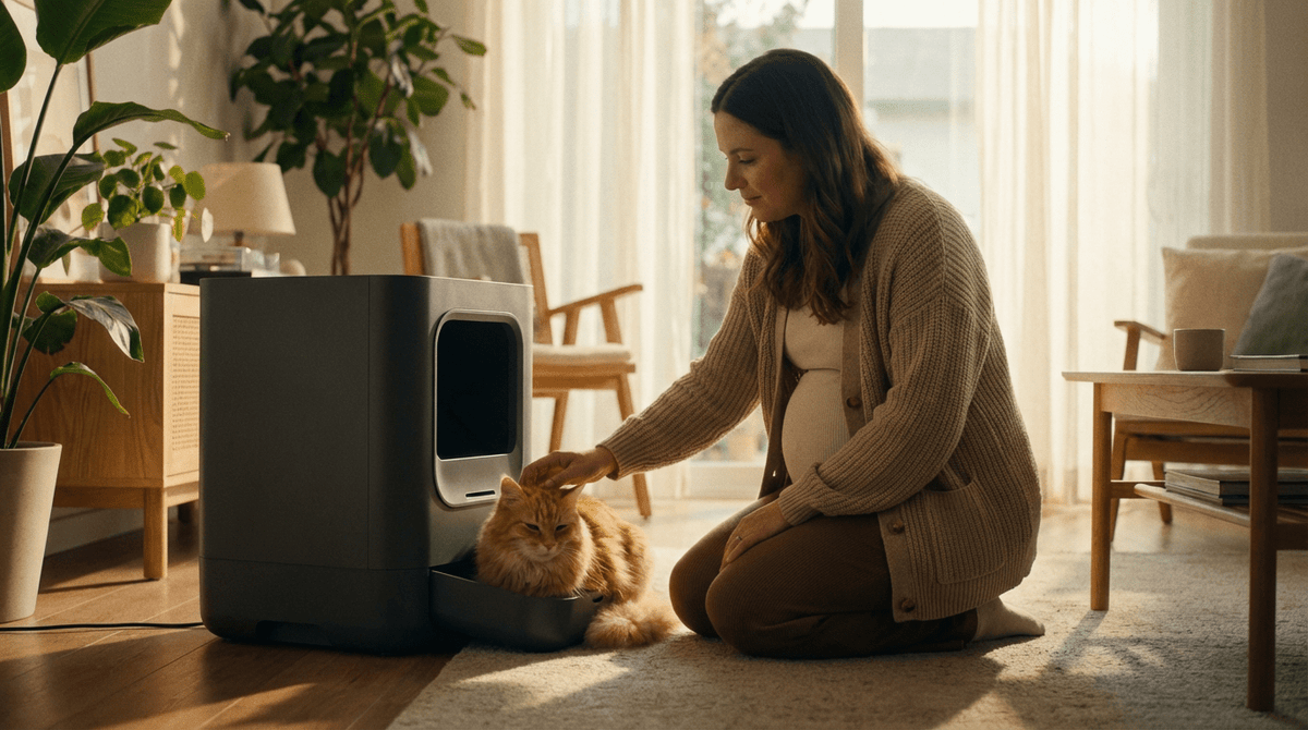 Goodbye Back Pain: Is a Smart Litter Box a Must-Have for Pregnant Women or Back Pain Sufferers? - Meowant