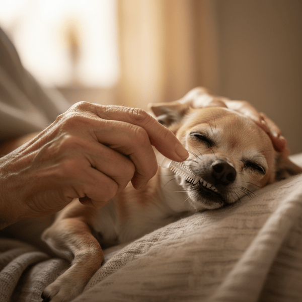 How to brush the teeth of senior dogs safely and effectively: a gradual approach - Meowant