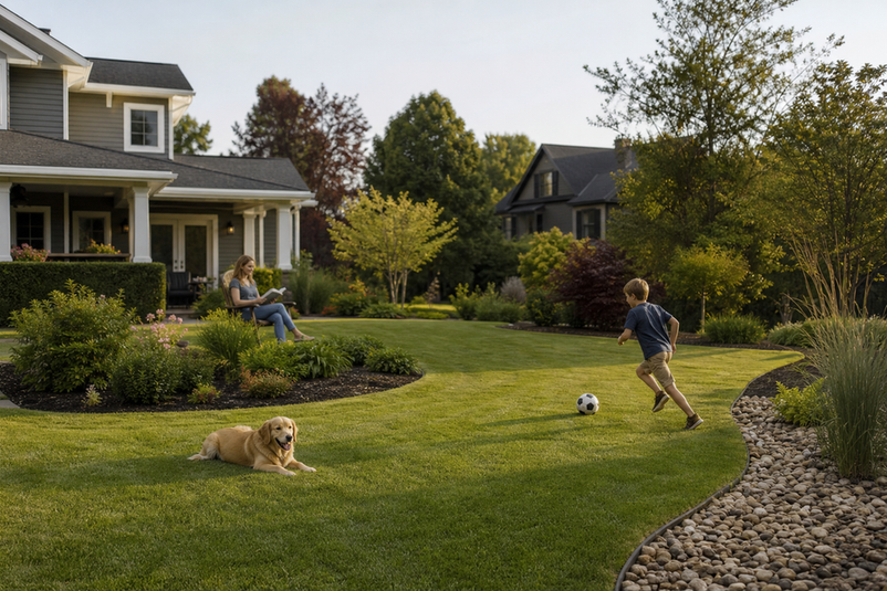 Editorial scene representing Why Different Wireless Boundary Approaches Suit Different Yards