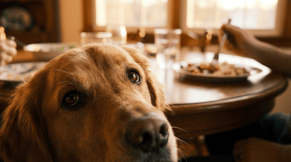 The Begging Eyes Offensive: Why You Must Never Feed Dogs Directly From the Table - Meowant