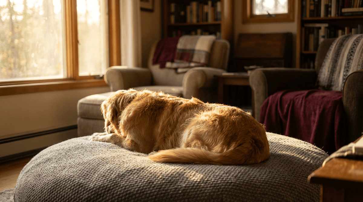 Why Do Dogs Circle Before Sleeping? Ancestral Instincts from Trampling Grass - Meowant