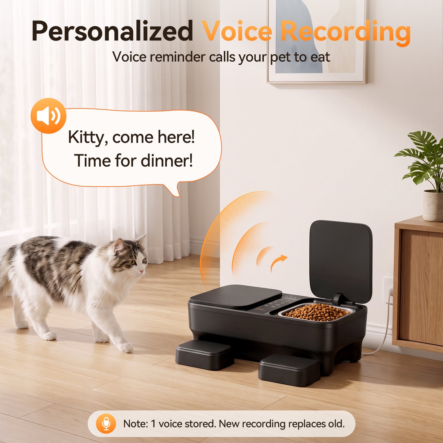 Meowant Automatic Wet Food Cat Feeder-MW-PF06