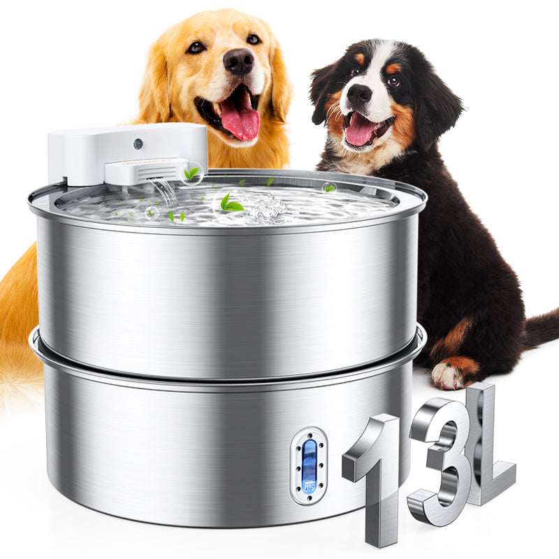 Meowant stainless steel dog water fountain DF01 -1