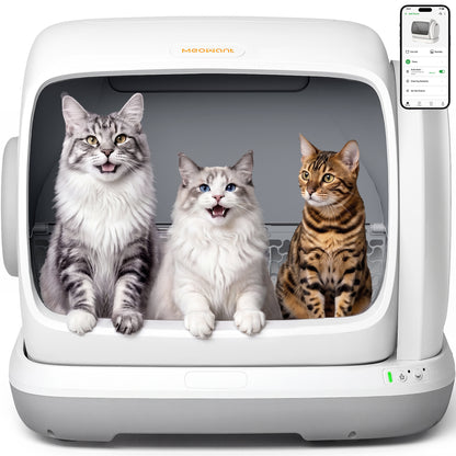 Meowant Self-Cleaning Cat Litter Box – MW-SC09 (Gray)
