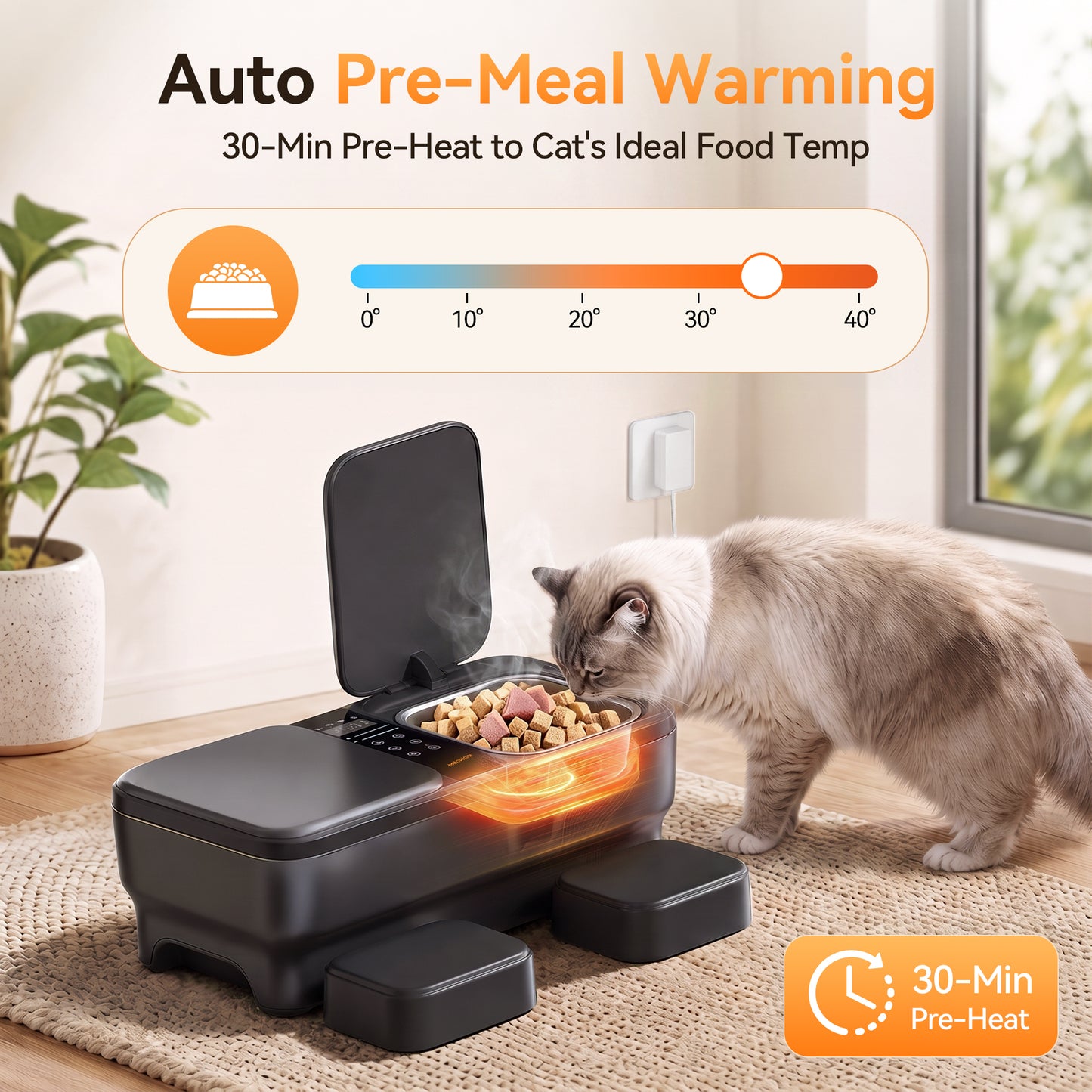 Meowant Automatic Wet Food Cat Feeder-MW-PF06