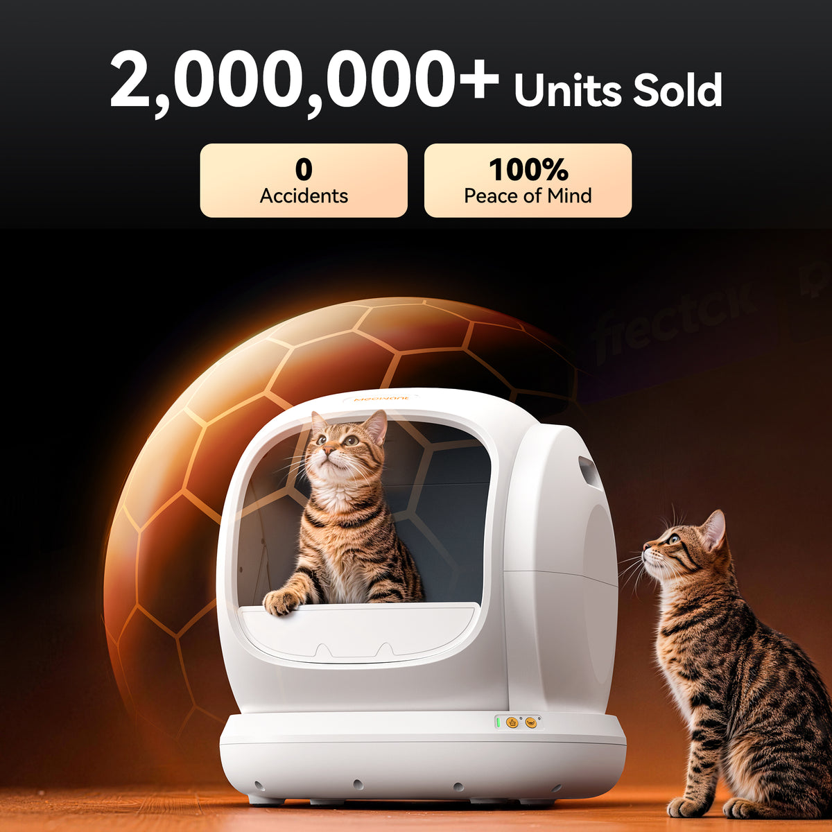 Automatic Litter Box | Smart Health Monitoring | White MW‑SC02 – Meowant