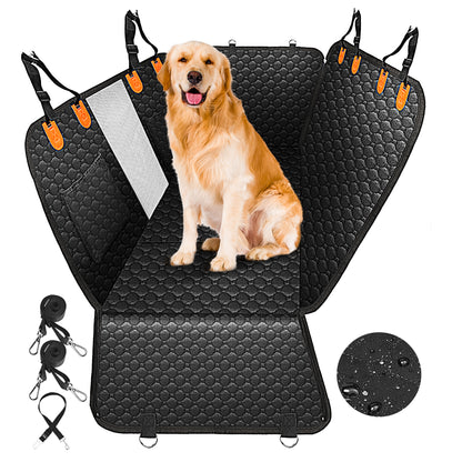 Meowant Waterproof Dog Car Seat Cover Hammock with Safety Belt, 330lb Capacity, Anti-Scratch, Nonslip