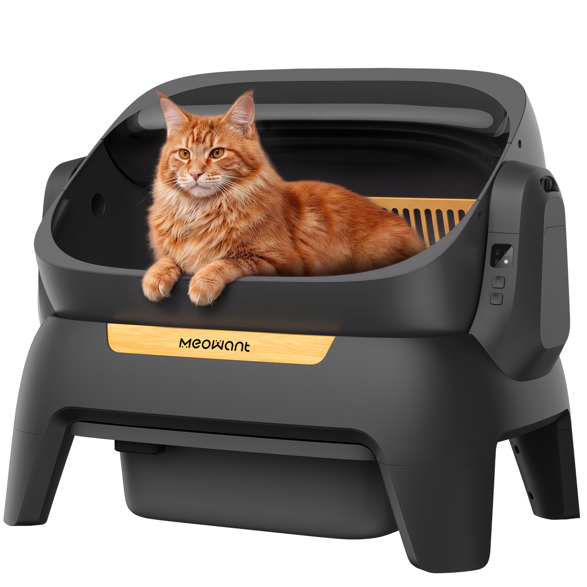 Meowant Self-Cleaning Cat Litter Box - MW-SC10(Black)