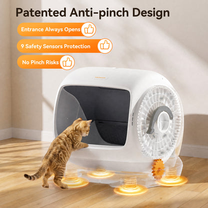 Meowant Self-Cleaning Cat Litter Box – MW-SC09 (Gray)