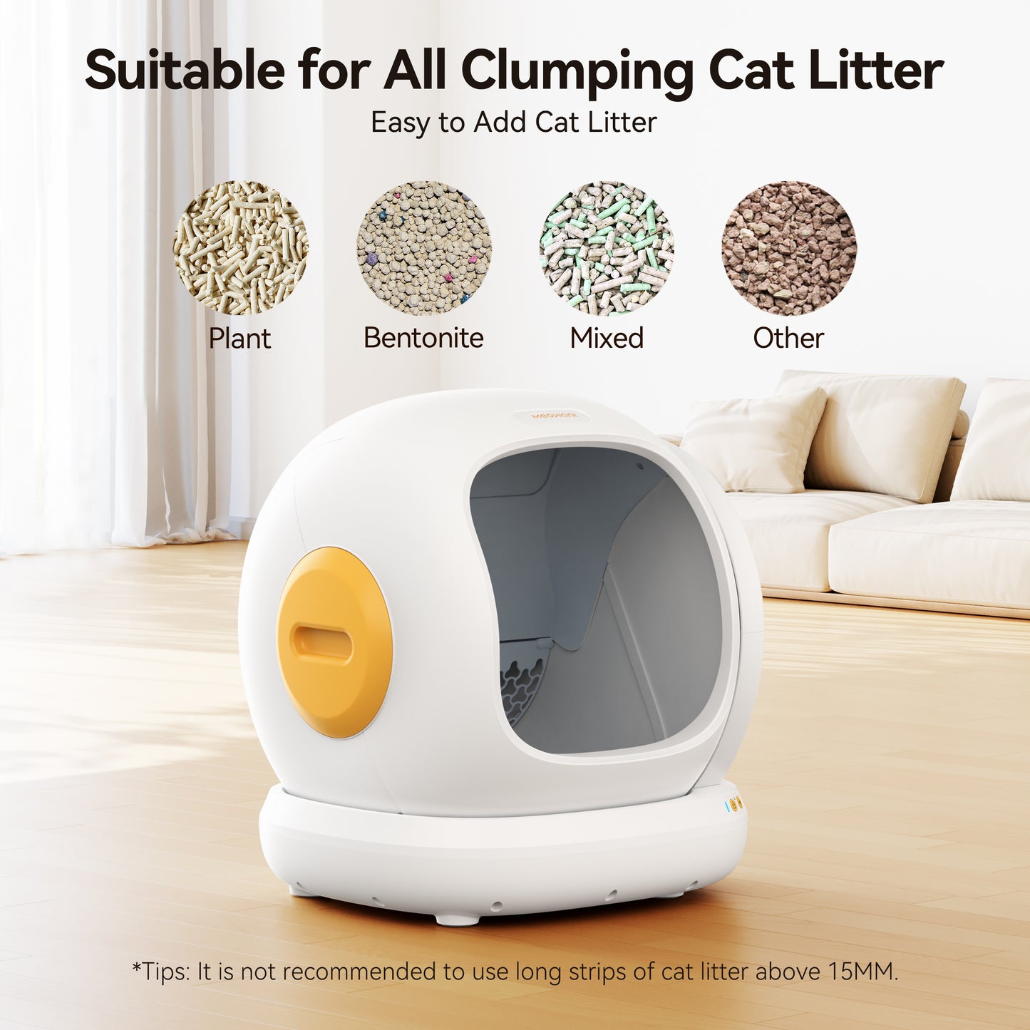 Meowant self-cleaning cat litter box SC02 -4