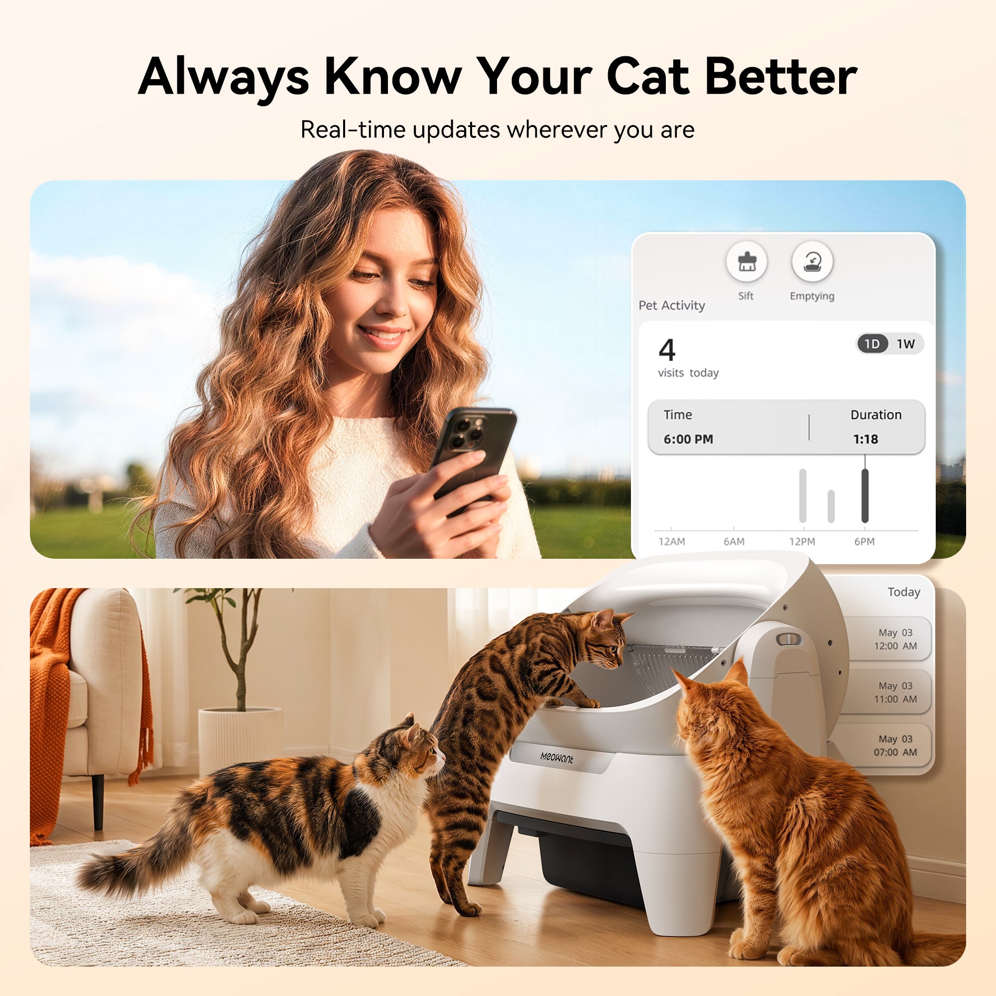 Meowant Self-Cleaning Cat Litter Box – MW-SC10
