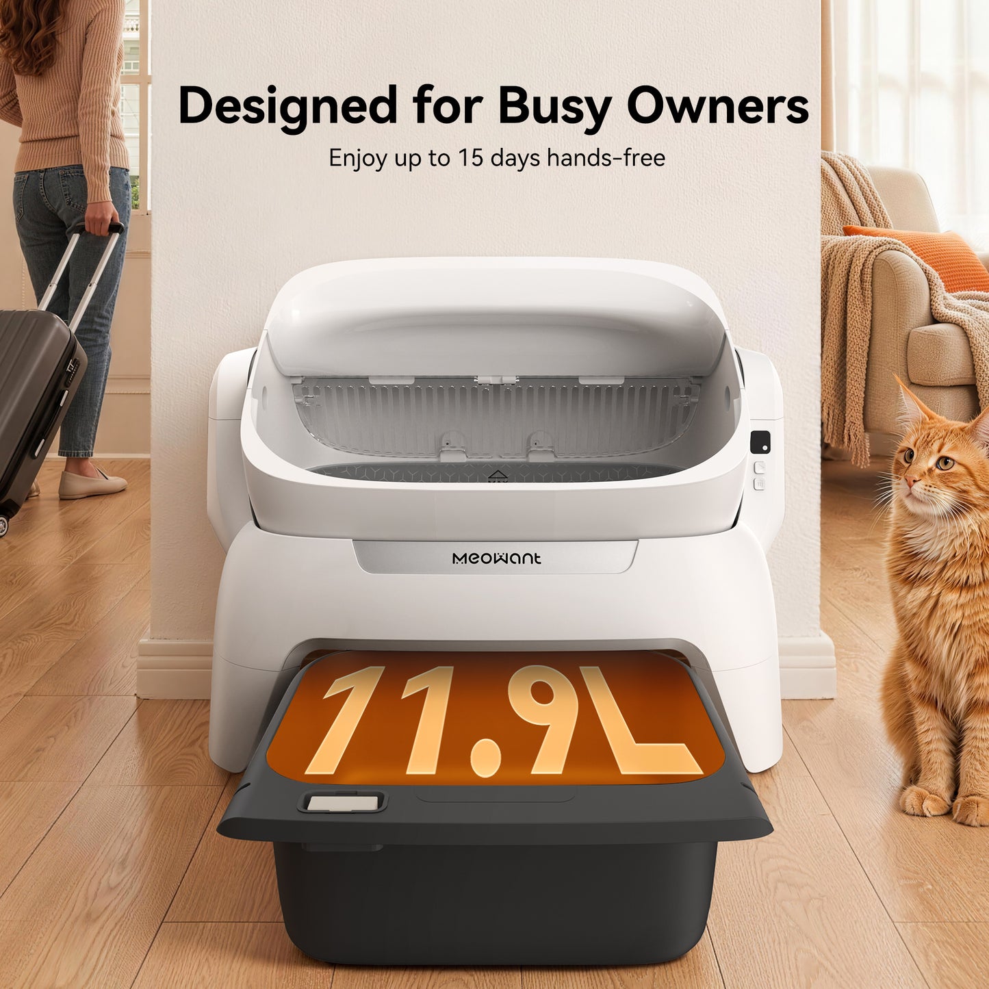 Meowant Self-Cleaning Cat Litter Box – MW-SC10