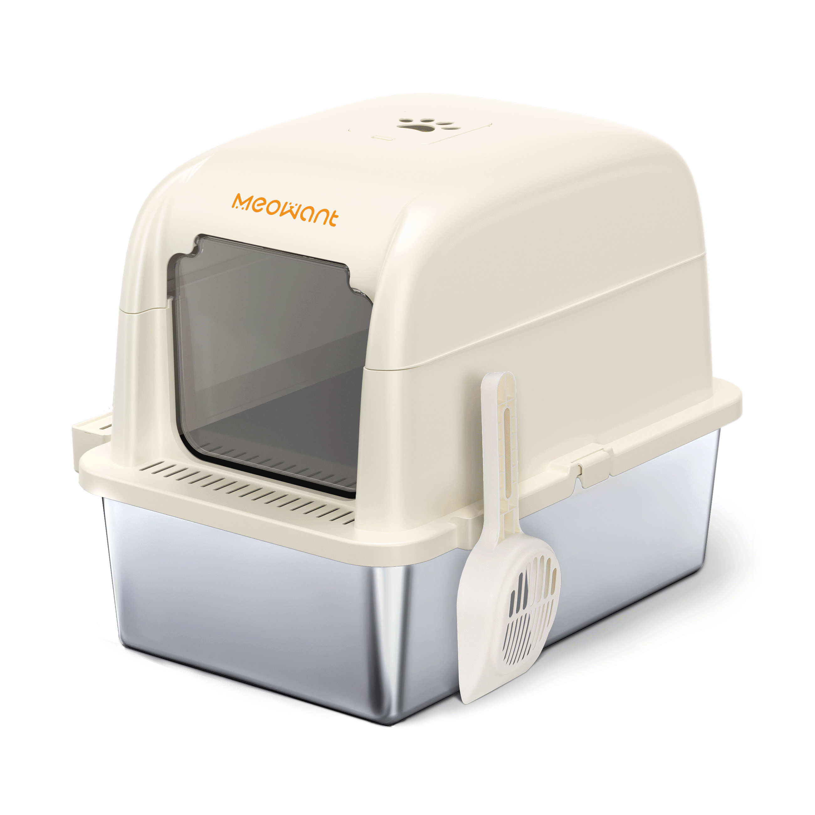 Meowant stainless steel cat litter box LB02 -2