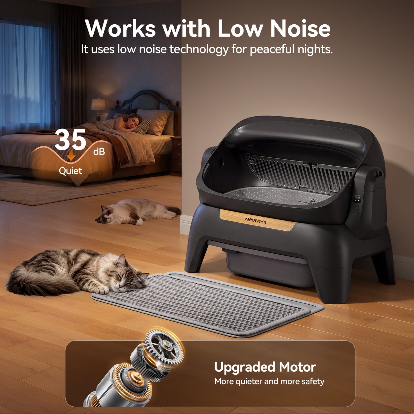 Meowant Self-Cleaning Cat Litter Box –SC10 (Pre-Order Ships in 20-30 Days)