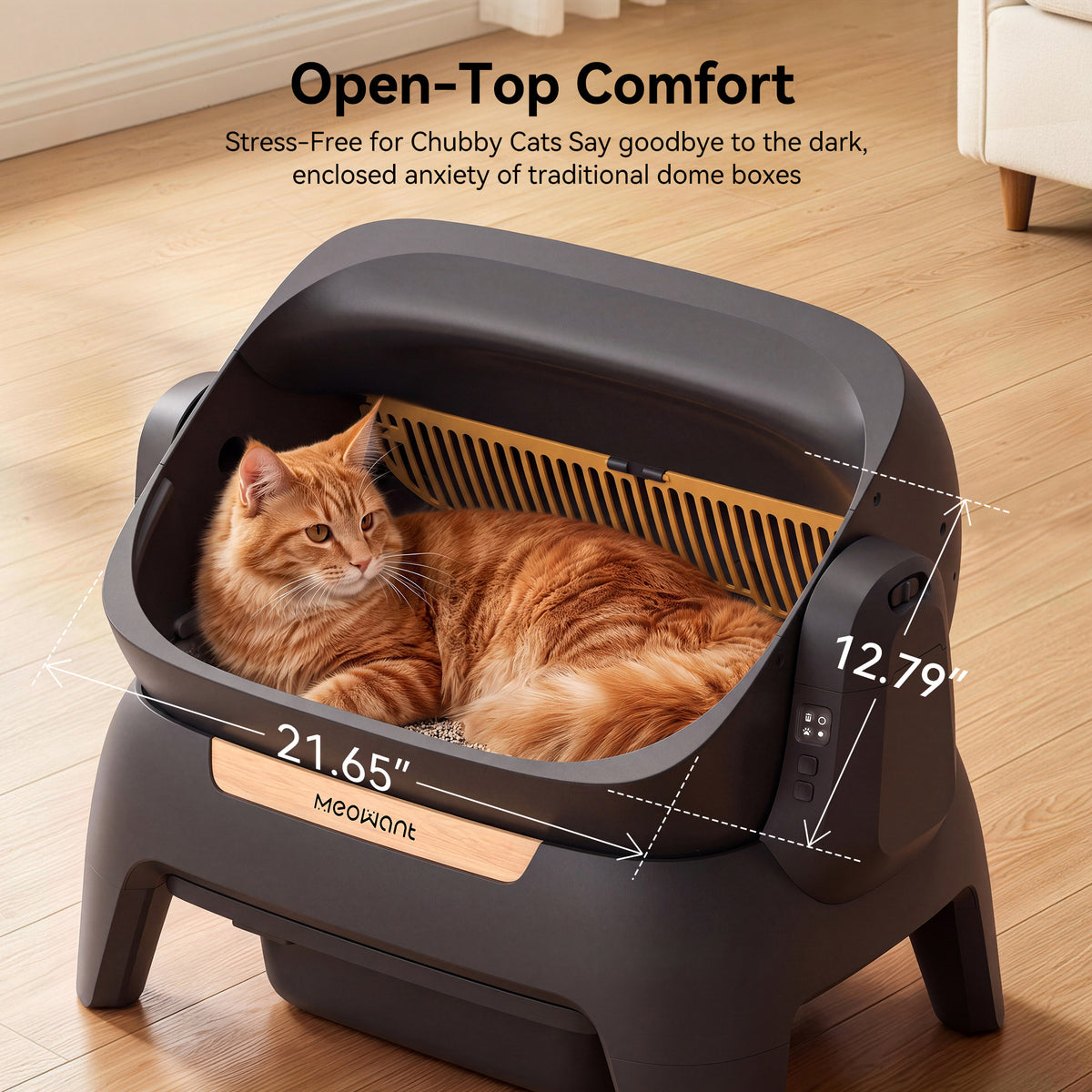 Meowant Self-Cleaning Cat Litter Box - MW-SC10(Black)