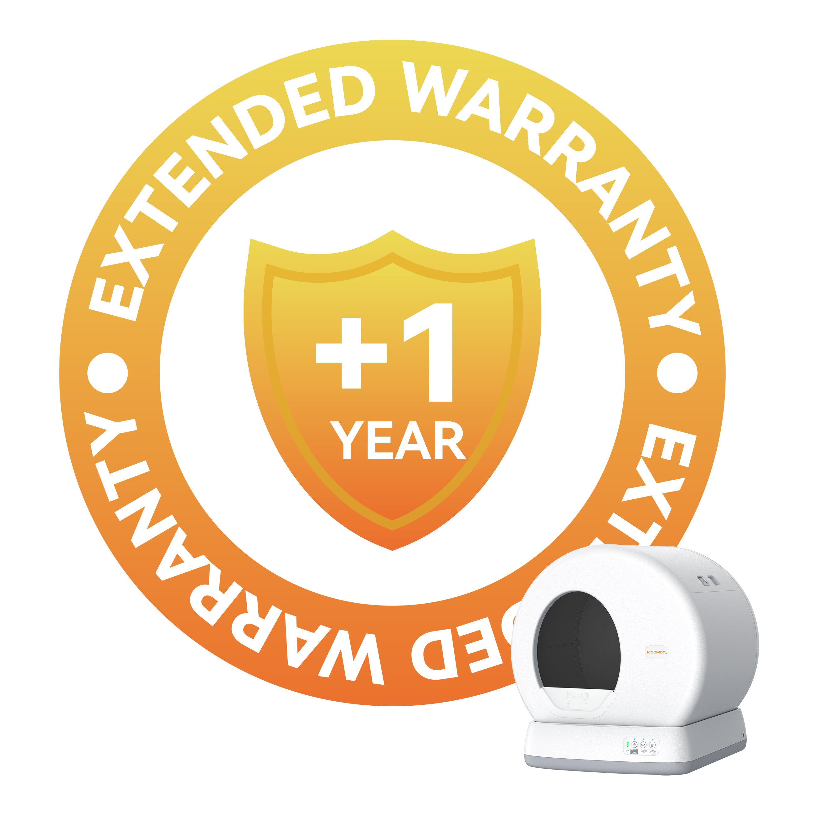 Meowant Self-Cleaning Cat Litter Box Extended Warranty | Meowant