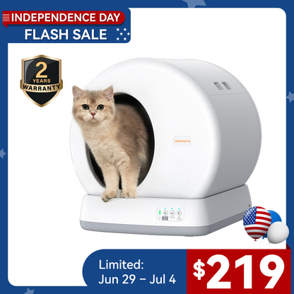 Meowant Self-Cleaning Cat Litter Box - MW-SC01 (Gray&Yellow)