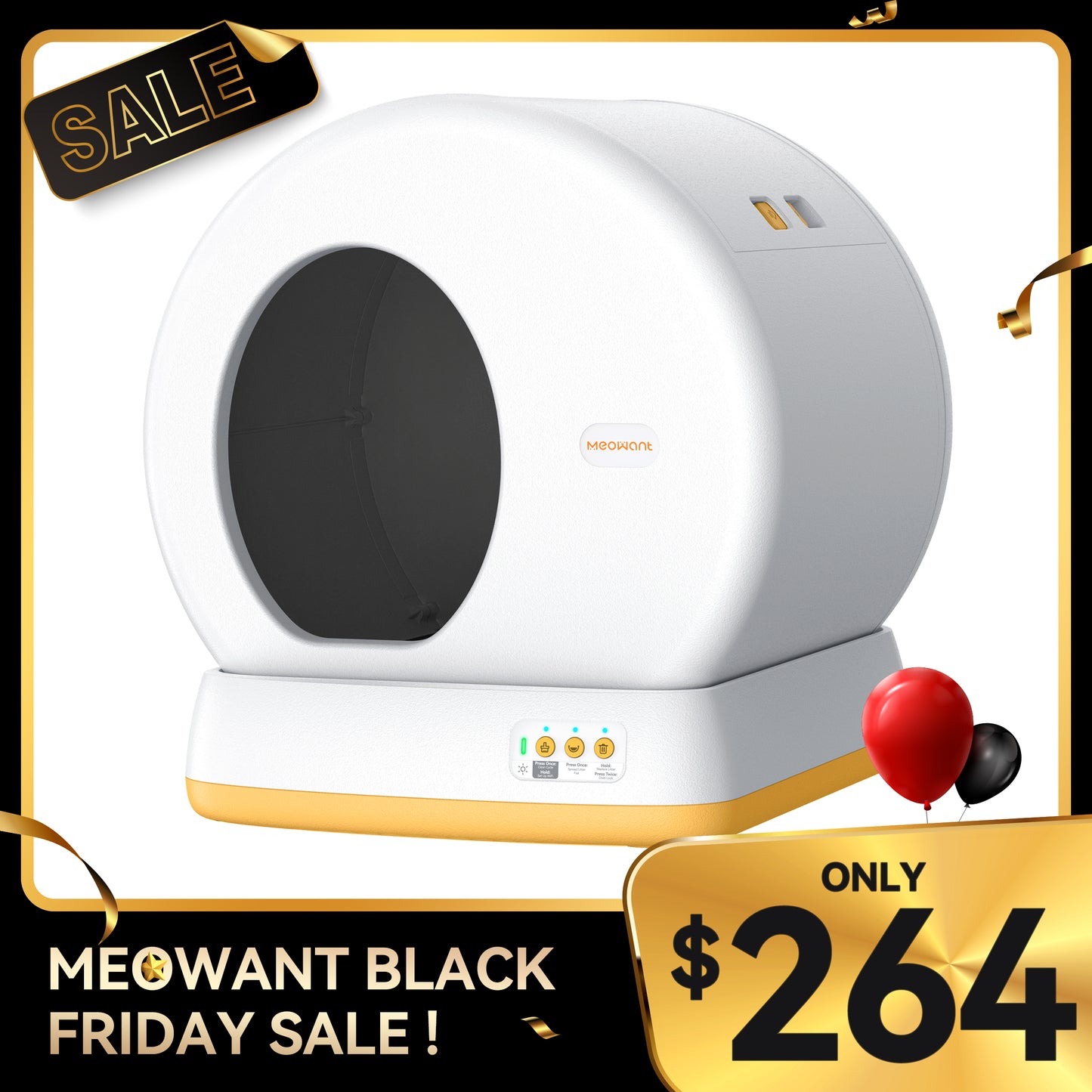 Meowant Self-Cleaning Cat Litter Box - MW-SC01