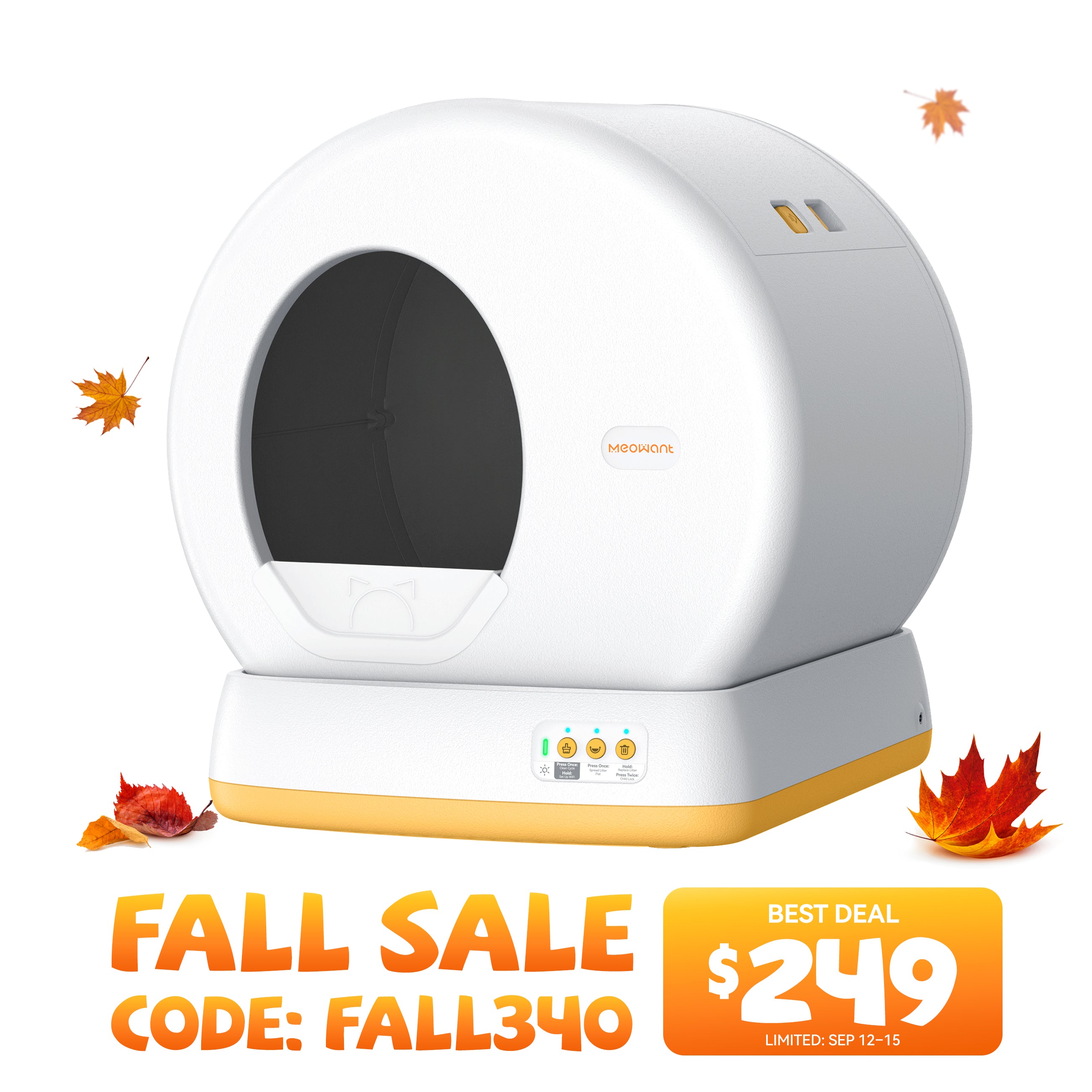 Meowant Self-Cleaning Cat Litter Box - MW-SC01