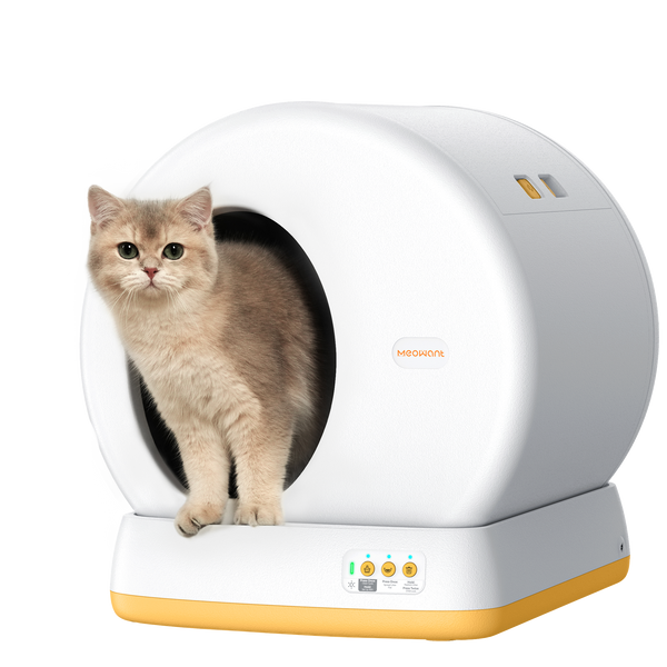 Meowant Self-Cleaning Cat Litter Box - MW-SC01 (Gray&Yellow)