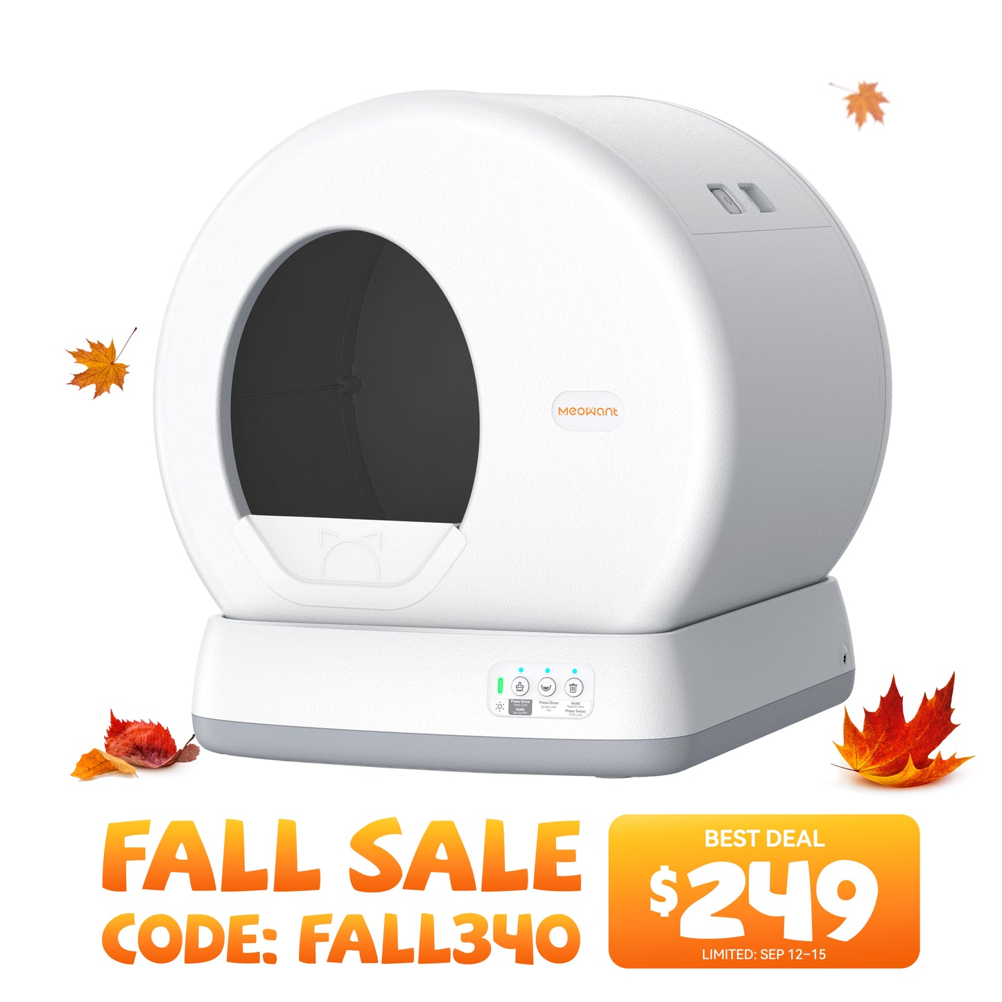 Meowant Self-Cleaning Cat Litter Box - MW-SC01