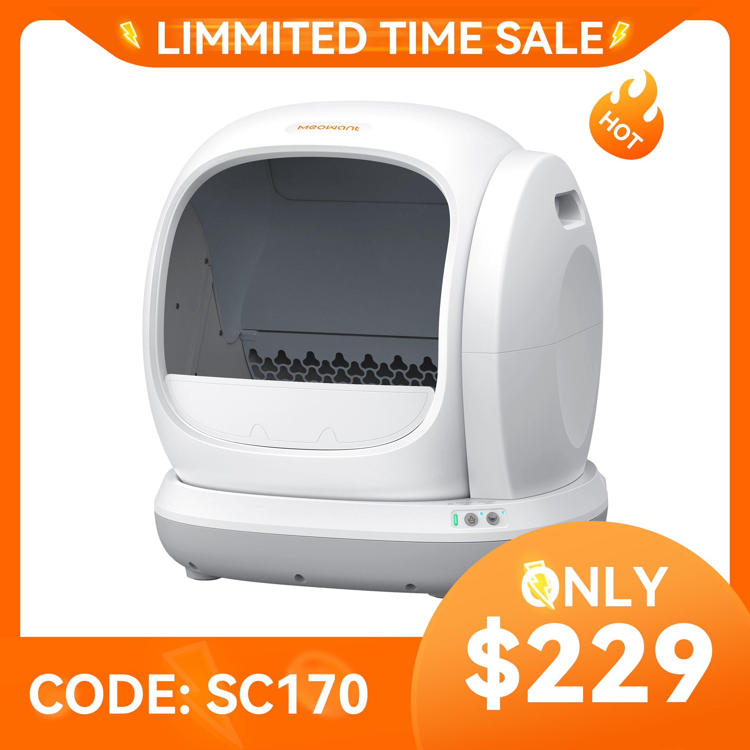 Meowant Self-Cleaning Cat Litter Box - MW-SC02