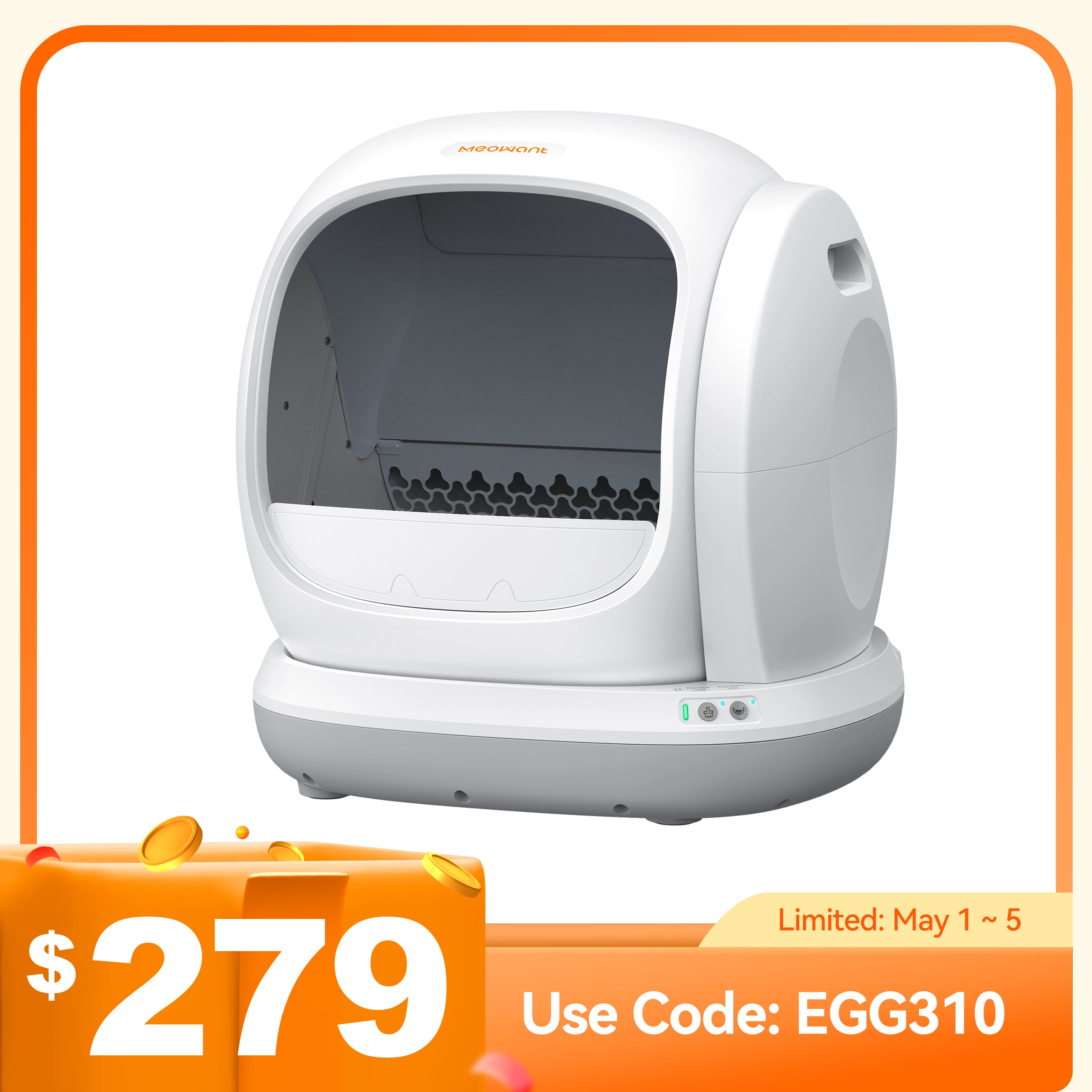 Meowant Self-Cleaning Cat Litter Box - MW-SC02