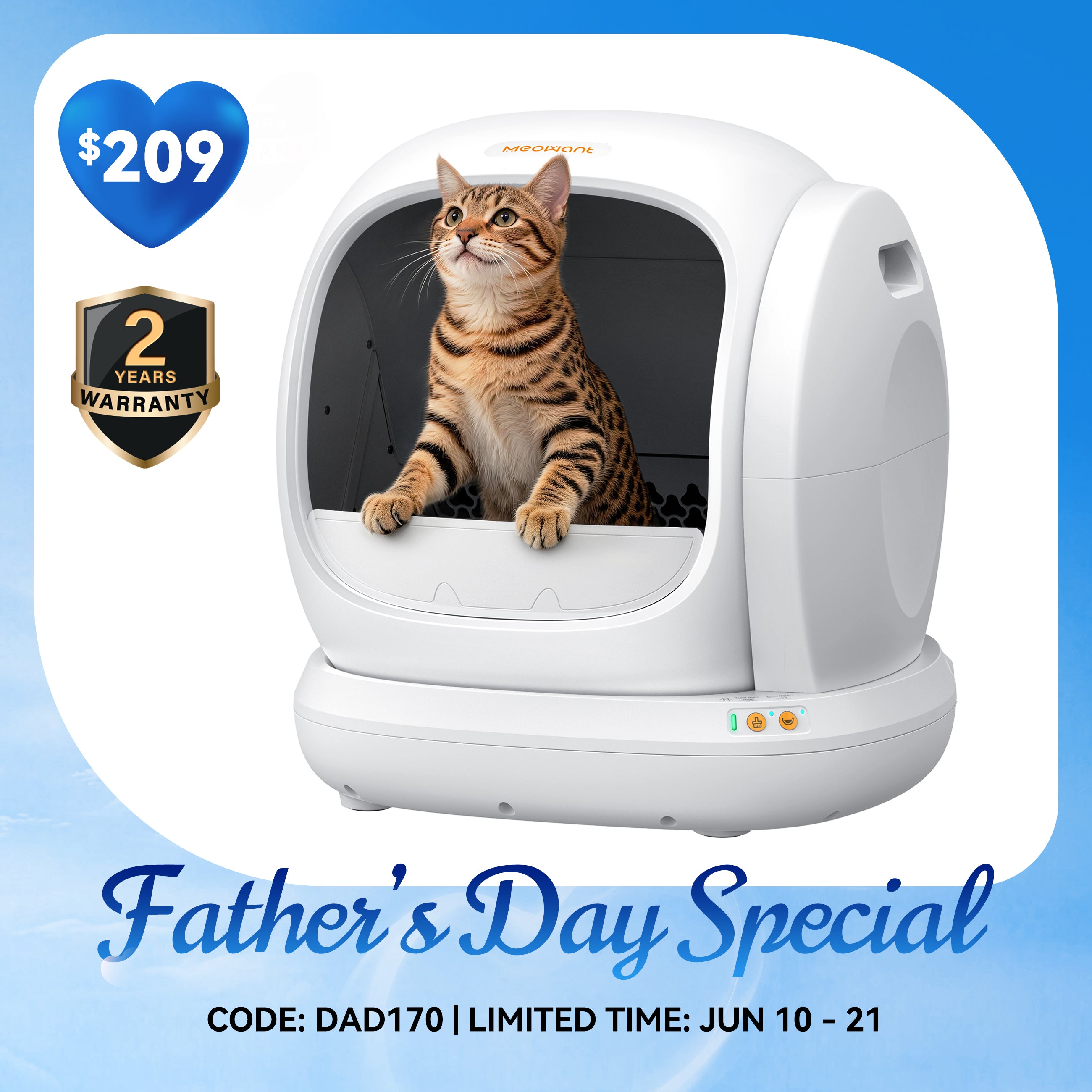 Meowant Self-Cleaning Cat Litter Box - MW-SC02