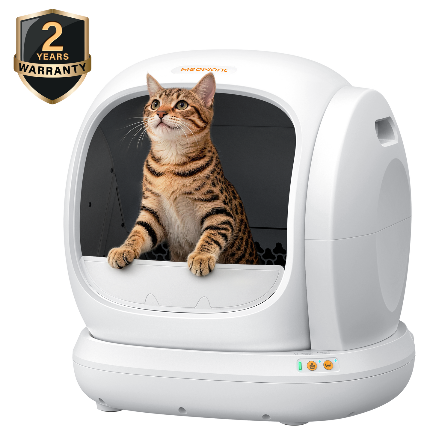Meowant Self-Cleaning Cat Litter Box - MW-SC02 (White)
