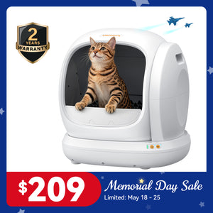 Meowant Self-Cleaning Cat Litter Box - MW-SC02 (White)