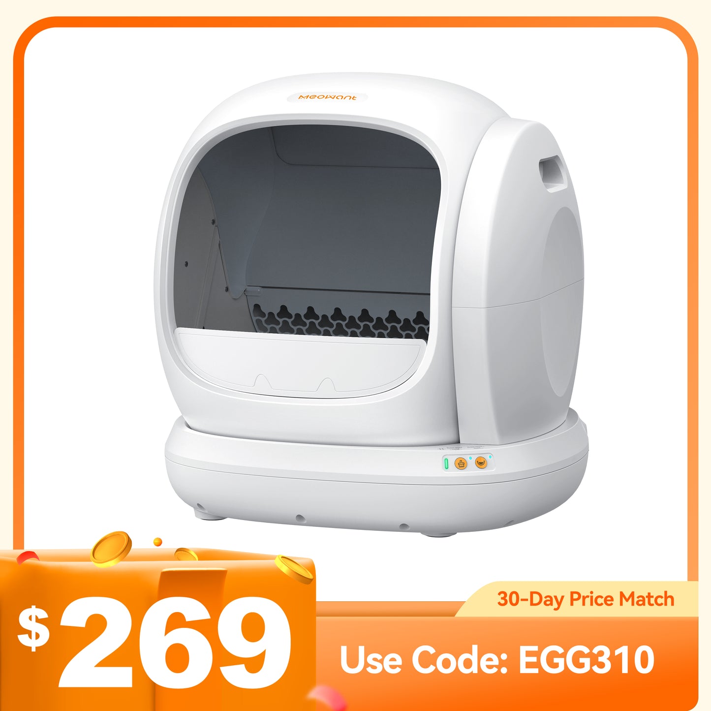 Meowant Self-Cleaning Cat Litter Box - MW-SC02