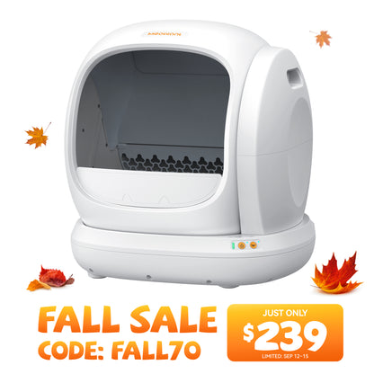Meowant Self-Cleaning Cat Litter Box - MW-SC02 (White)