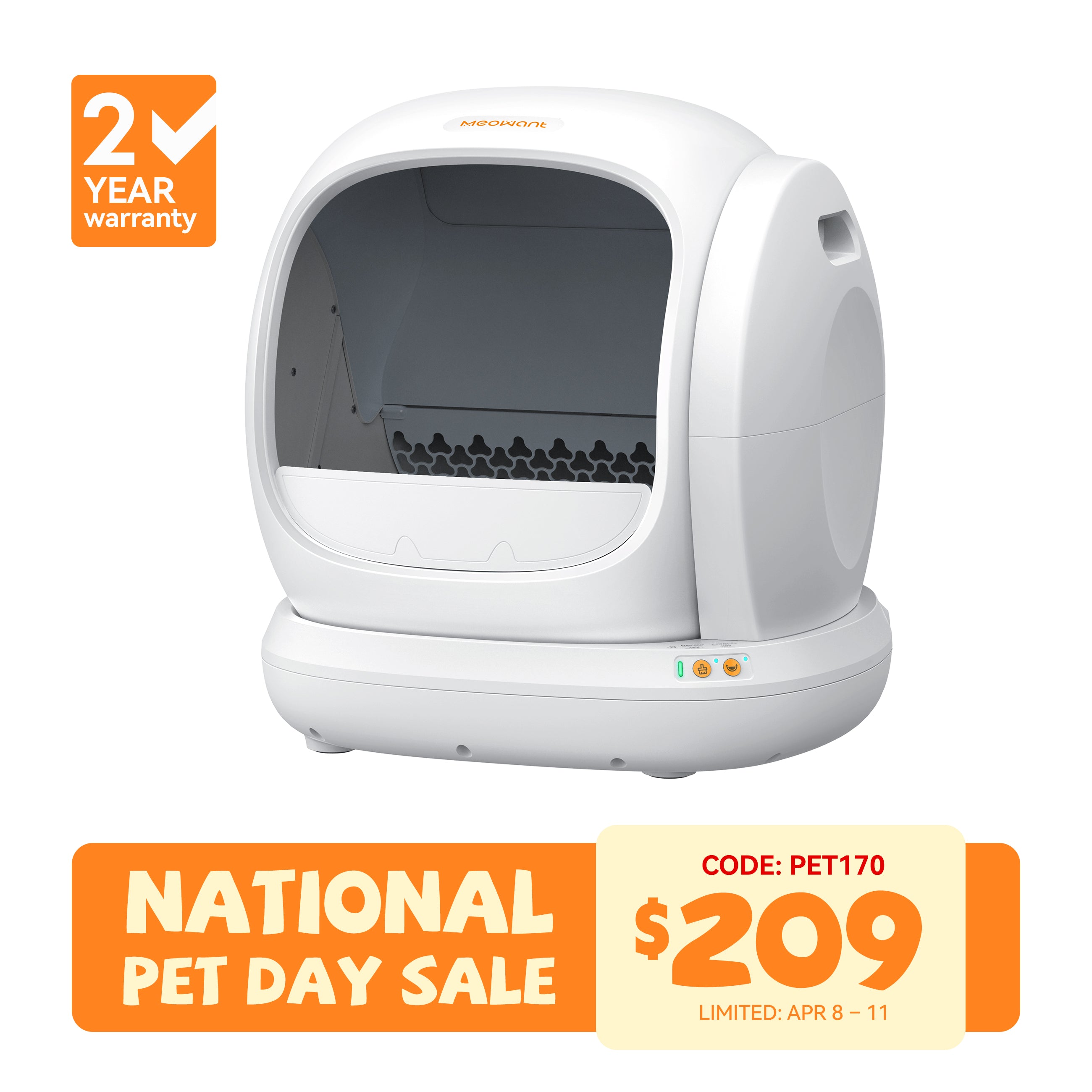 Meowant Self-Cleaning Cat Litter Box - MW-SC02